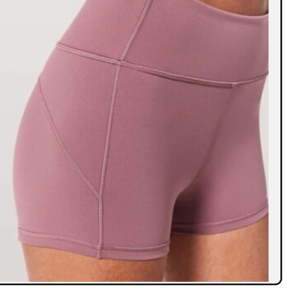 lululemon athletica Dusty Rose Athletic Shorts